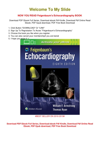 [PDF DOWNLOAD] Feigenbaum's Echocardiography William F. Armstrong