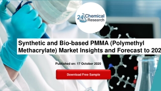 Synthetic and Bio-based PMMA (Polymethyl Methacrylate) Market Insights and Forecast to 2026