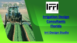 Irrigation Design Consultants Florida- Irri Design Studio