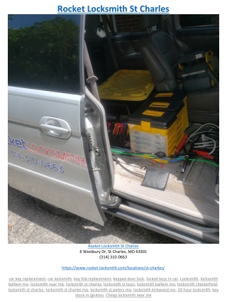 Rocket Locksmith St Charles