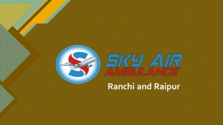 Book Quickly Sky Air Ambulance from Raipur or Ranchi to Delhi with Qualified Doctor
