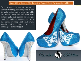 Butterfly Wedding Heel - Wicked Addiction