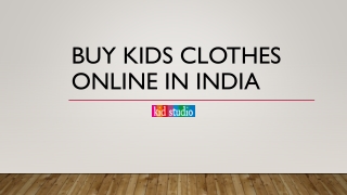 Buy kids clothes online in India | Kidstudio