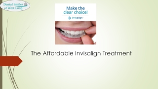 The Affordable Invisalign Treatment