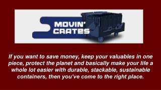 Reusable Moving Boxes Dallas - Movin Crates