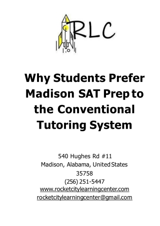 Why Students Prefer SAT Test Prep to Conventional Tutoring System