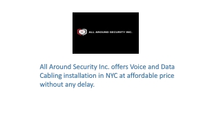 Voice & Data Cabling Installer NYC | Structured Cabling Installation Companies NYC