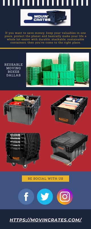 Reusable Moving Boxes Dallas