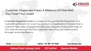 Customer Happiness Index | Ksolves