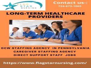 Direct support personnel staffing agency in Pennsylvania| Caregiver staffing agency in Pennsylvania!