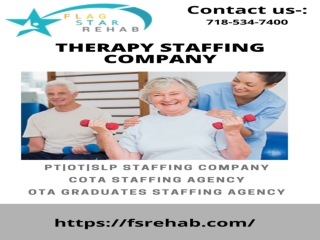 Flag Star Rehab - Physical therapy staffing companies in New York