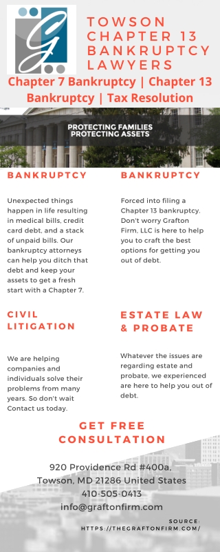 Towson Chapter 13 Bankruptcy Lawyers