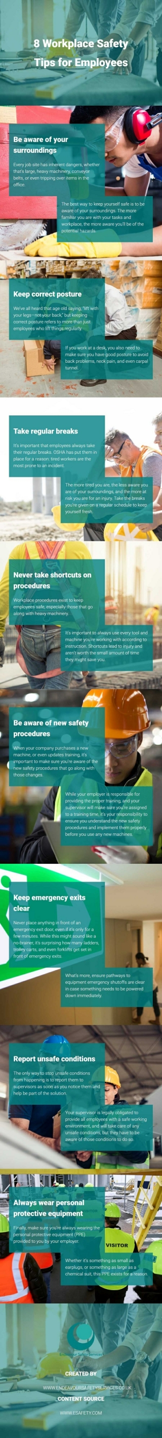 8 Workplace Safety Tips for Employees