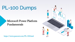 Microsoft Power Platform App Maker PL-100 Dumps