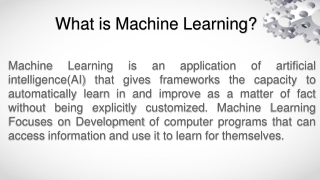 Machine Learning Training institute in Delhi