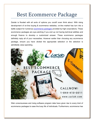 Best Ecommerce Package