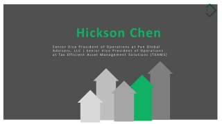 Hickson Chen - Goal-oriented and Detail-focused Professional