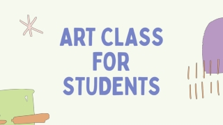 Art Class For Students
