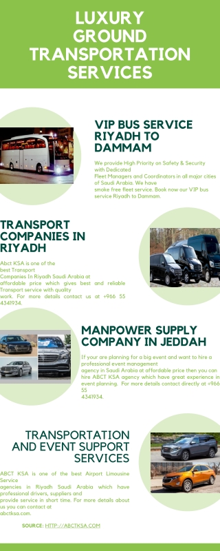 Vip Bus Service Riyadh To Dammam