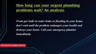 emergency plumber NYC