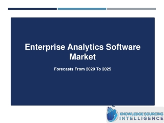 Enterprise Analytics Software Market By Knowledge Sourcing Intelligence