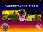 Keeping the Outing in Scouting