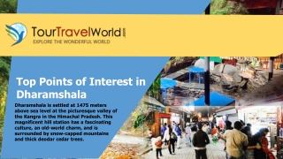 Top Points Of Interest In Dharamshala