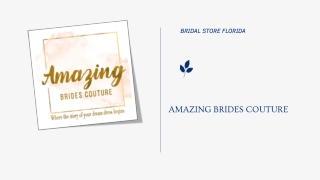 BRIDAL STORE FLORIDA