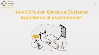 How SOPs can Enhance Customer Experience in eCommerce?