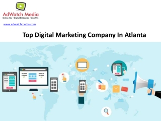 Top Digital Marketing Company In Atlanta - AdWatch Media