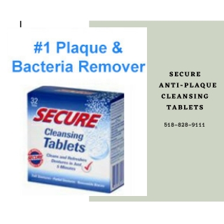 Secure Anti-Plaque Cleansing Tablets