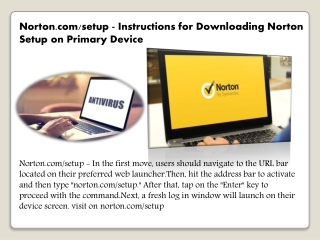 Norton Setup - Efficient Points to Get Norton Protection on a Smartphone