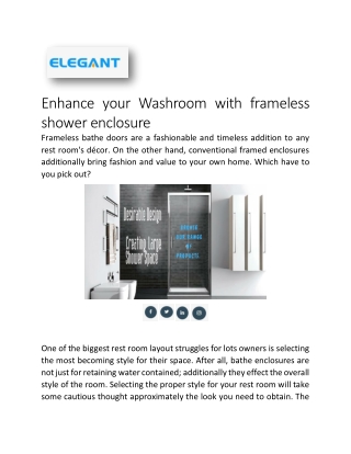 Walk In Shower Screen With Flipper Panel | Elegant Showers