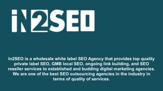 Best Private Label SEO Services - In2SEO