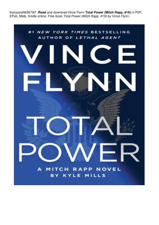 Total Power (Mitch Rapp, #19) | ~!PDF ~^EPub