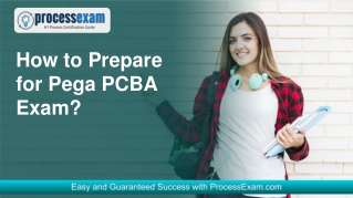 Let's Begin Preparation for Pega Certified Business Architect (PCBA) Certification Exam