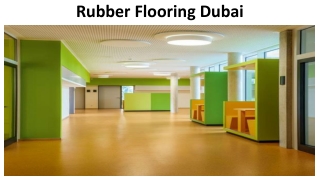 Rubber Flooring Dubai