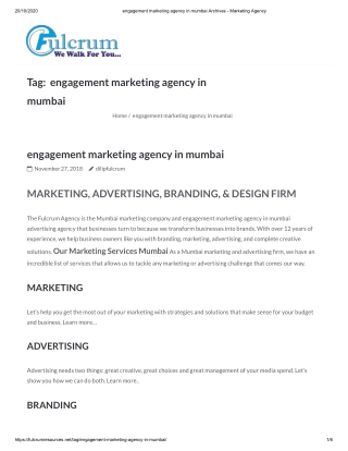 Engagement Marketing Agency in Mumbai