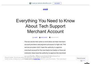 Everything You Need to Know About Tech Support Merchant Account