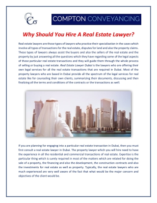 Why Should You Hire a Rental Dispute Cases Lawyer