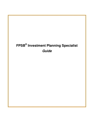 financial planning courses