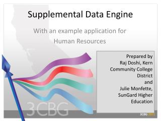Supplemental Data Engine