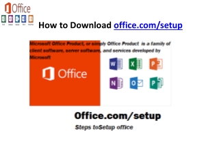 How to Download office.com/setup