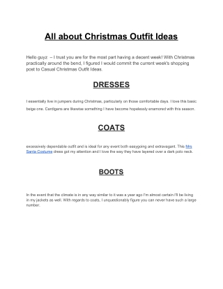 all about christmas outfit ideas
