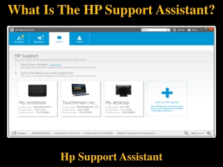 What Is The HP Support Assistant?