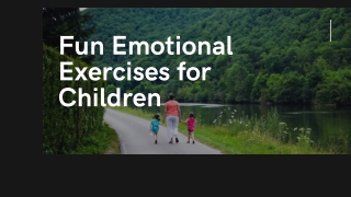 Fun Emotional Exercises for Children