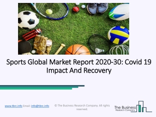 (2020-2030) Sports Market Size, Share, Growth And Trends