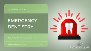 Emergency Dentist Near You - Just When You Need It Most!