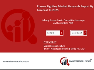 Plasma Lighting Market Industry Growth with Key Manufacturers Analysis