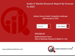 Audio IC Market: Key Findings, Key Players Profiles, Regional Analysis and Future Prospects